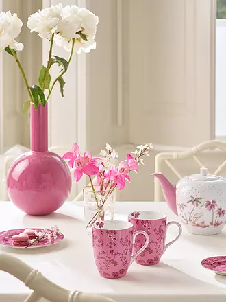 PIP STUDIO | Henkelbecher Large 2er Set 350ml JOLIE Flowers Pink | 